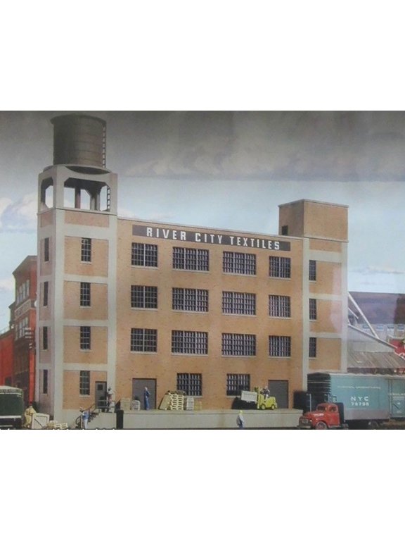 HO Scale Building/Structure Kit River City Textiles