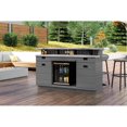 thumbnail image 3 of Suncast Backyard Oasis Entertaining Bar, Outdoor Bar with Marblecast Countertop, Modern Style, Resin – Cool Gray, 3 of 8