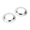 thumbnail image 1 of Ofertas Únicas 2pcs Recubrimiento del Anillo del Altavoz A Pillar para Jeep Wrangler JK 2007-2014 Cubierta del Altavoz Frontal del Pilar A Marco de Audio Estéreo Trims ABS Tono Plateado, 1 of 1