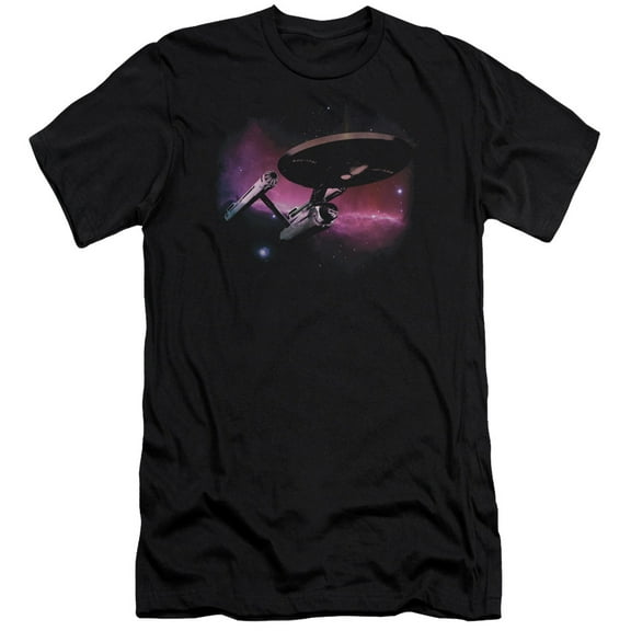 Star Trek Prime Directive Adult 30/1 T-Shirt Black