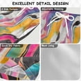 thumbnail image 2 of FORMRS Boys Swim Trunks Quick Dry Mesh Liner Boardshorts Sizes XS-XL, Colorful Black, 2 of 7