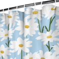 thumbnail image 3 of Waterproof Cute Boho Daisy Shower Curtain 72x72 Inch Boho Style Polyester Unique Shower Curtain for Bathroom Hotel Home Decor with 12 Plastic Hooks, 3 of 5
