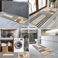 thumbnail image 2 of Brown Boho Geometric Pattern Kitchen Rug Mat,Kitchen Runner Rugs Non Skid Washable,Decorative Kitchen Floor Mats for Kitchen,Sink,Laundry,17"X47", 2 of 5