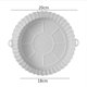 thumbnail image 3 of Almohadilla de silicona para freidora de aire, accesorios de seguridad para hornear para horno, vaporera, cocina (blanco), 3 of 8