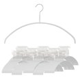 thumbnail image 1 of Perchas de acero antideslizantes MAWA Euro Series blancas, 130 unidades, 1 of 5