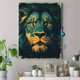 thumbnail image 4 of Qisvanset 12x16 Inch With Frame 2D Flat Wall Art Proverbs Lime Lion Aesthetic Quote Dorm Room Wall Decor, 4 of 8
