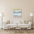 thumbnail image 2 of Global Gallery's 'Rainbow Seeds Painted Pattern XIV Cool Life' By Lisa Audit Stretched Canvas Wall Art, 2 of 4
