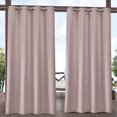 thumbnail image 1 of Exclusive Home Paire de Rideaux Delano, 54x84, Blush, 1 of 1