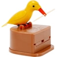thumbnail image 1 of Dispensador de palillos de dientes para pájaros, dispensador de palillos de dientes para el hogar, novedad, soporte automático para palillos de dientes, bonito regalo para mesa de comedor de pájaros, 1 of 5