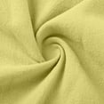 thumbnail image 5 of Women Petite Linen Pants High Waisted Straight Leg Casual Cotton Trousers Elastic Waist Drawstring with Pockets Yellow, 5 of 8