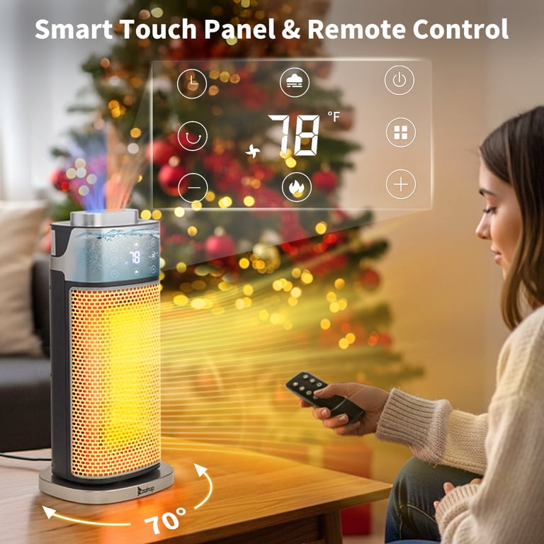 Ktaxon 1500W Portable Electric Space Heater with Adjustable