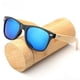 thumbnail image 3 of Gafas de sol coloridas con película de color de bambú para hombres y mujeres Gafas de sol de PC con patas de bambú, 3 of 4