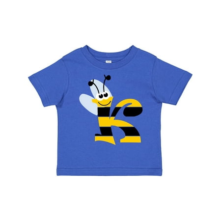 

Inktastic Cute Bee Initial K Gift Toddler Boy or Toddler Girl T-Shirt