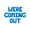 Blue, variant on Letter Balloons - WERE COMING OUT 16" Inch Alphabet Letters Foil Mylar Balloon Pride Day Party Banner (Silver)