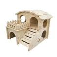 thumbnail image 3 of Gazechimp Hamster House Fun Habitat Decor Hideaway Cage Accessories, Gerbil House 14cmx13cmx12.5cm, 3 of 8