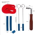 thumbnail image 2 of Trousse d'Accordage de Piano, Trousse d'Accordeur de Piano Professionnelle Incluant Clé de Réglage et Marteau, Bande de Tempérament, Trousse de Sourdine, Ensemble de Réparation de Piano Bricolage Outils d'Accordage, 2 of 9