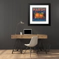 thumbnail image 4 of Anonymous 20x20 Black Modern Framed Museum Art Print Titled - Marsh Brand - Blue Label Citrus Label (1930-1950), 4 of 5