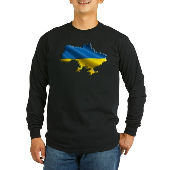 CafePress - Ukraine Pride Love Ukrainian F Long Sleeve T Shirt - Long Sleeve Dark T-Shirt