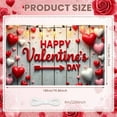thumbnail image 2 of Red Heart Valentine's Day Banner Pink Flower Dance Party Display Balloon Decor Cupcake Design Romantic Backdrop for Valentine's Day Party Dance Event Romantic Celebration, 2 of 4