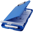 thumbnail image 1 of Clip Board Organizer Clipboards with Storage Nursing Clipboard Foldable File Folder Plastic Clipboard (Blue), 1 of 8