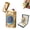 【Golden color】, variant on Electric Lighter, LED Power Display Touch Sensor Lighter, Plasma Dual Arc Lighter, Windproof USB Rechargeable Lighter, for Fire Making, BBQ, Fireworks, Candles, Camping - Outdoor Indoor