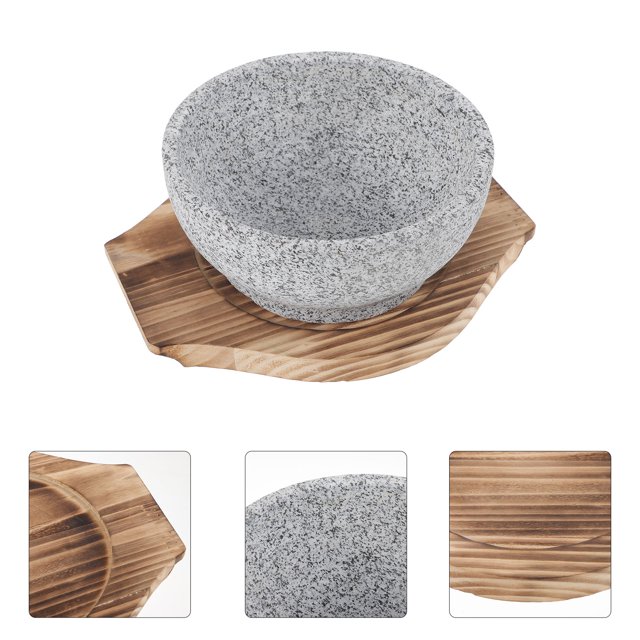 IFANLANDOR 1 Set Korean Bibimbap Bowl Food Storage Wooden for Giving