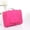 Hot Pink, variant on tzyudk Portable Hook Toiletry Bag Travel Cosmetic Storage Bag Cosmetic Bag Large Capacity Three-open Cosmetic Bag Affordable Useful Beige Oxford Cloth