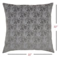 thumbnail image 2 of Slate Gray Distressed Gradient Throw Pillow, 2 of 3