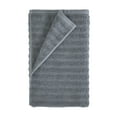 thumbnail image 4 of Mainstays Performance Cotton Bath Towel, Super Soft Quick Dry Fade Resistant, Textured Grey, 4 of 9