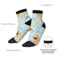 thumbnail image 6 of Rocae Cute Gnome Bee Collects Honey for Premium Adult Socks,Comfortable, Breathable, and Durable Socks, Perfect for Everyday Wear, 6 of 7