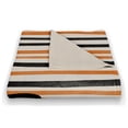 thumbnail image 3 of Creative Products Happy Halloween Stripes 50x60 Coral Fleece Blanket, 3 of 3
