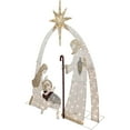 thumbnail image 4 of Northlight 41" LED Lighted Holy Family Nativity Scene Outdoor Christmas Decoration, 4 of 7