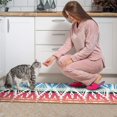thumbnail image 3 of Rainbow Ethnic Pattern Kitchen Rugs Sets Of 2,Anti Fatigue Kitchen Mat Rugs Non Slip Washable,Decorative Kitchen Floor Mats for Kitchen,Sink,Laundry,17"x30"+17"x47", 3 of 7