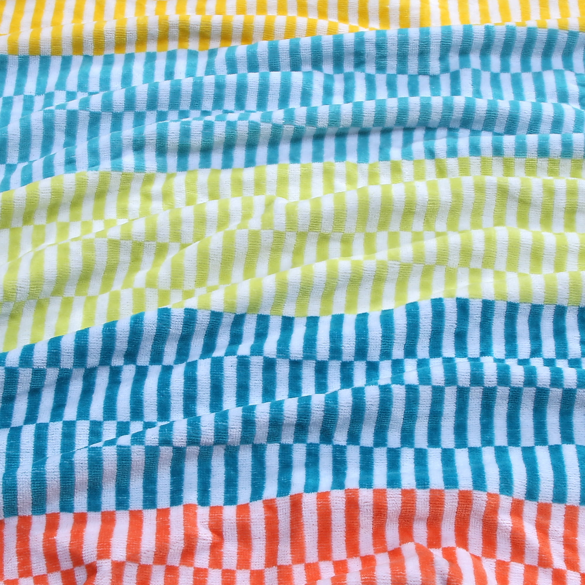 HOMETRENDS Multi Stripe Cotton Beach Towel