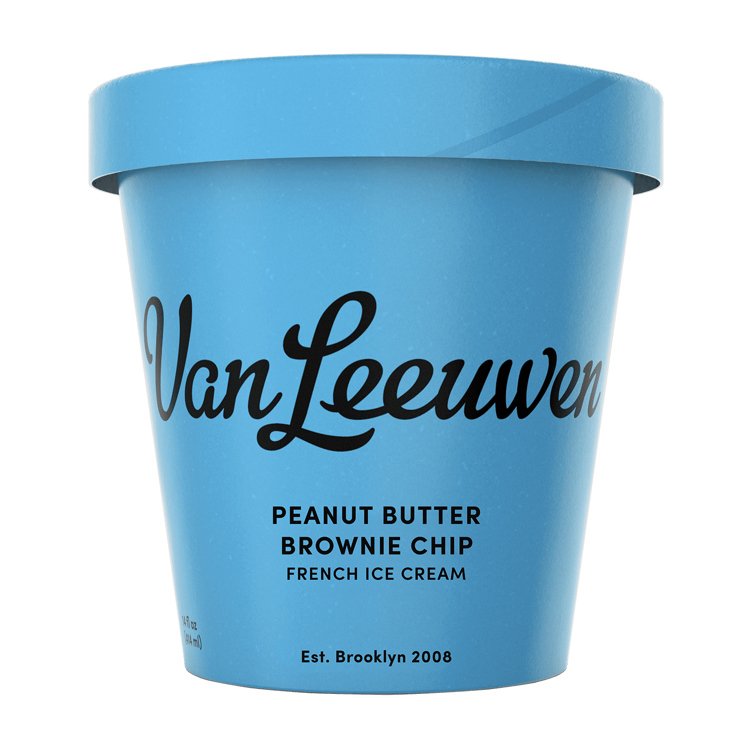 Van Leeuwen Peanut Butter Brownie Chip Ice Cream, 14 oz