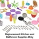 thumbnail image 4 of Piezas de Repuesto para Barbie Doll Dreamhouse Doll House Playset HMX10 - Suministros de Cocina y Baño de Repuesto, 4 of 5