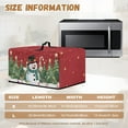 thumbnail image 5 of TSOVTHRID Air Fryer Toaster Oven Dust Cover, Winter Protective Countertop Microwave Oven Cover for Home Indoor Christmas Decor, Snowman Christmas Tree Cane Candy Print, 20.9"W x 15.7"D x 12.4"H, L, 5 of 7