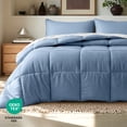 thumbnail image 6 of Bare Home Down Alternative Comforter Set - 3-Pieces - All Seasons - Queen, Coronet Blue, 6 of 10