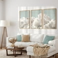 thumbnail image 3 of Hieng Sunset Clouds Canvas Wall Art Set of 3 Prints Abstract Poster Modern Neutral Painting For Living Room Bedroom Decor Wrapped Canvas, 3 of 6
