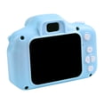 thumbnail image 3 of Moyic Mini cámara de dibujos animados de 2 pulgadas, juguetes educativos para niños, pantalla HD, cámara Digital, grabadora de vídeo, videocámara, Accesorios de cámara y óptica Azul 32GB, 3 of 8