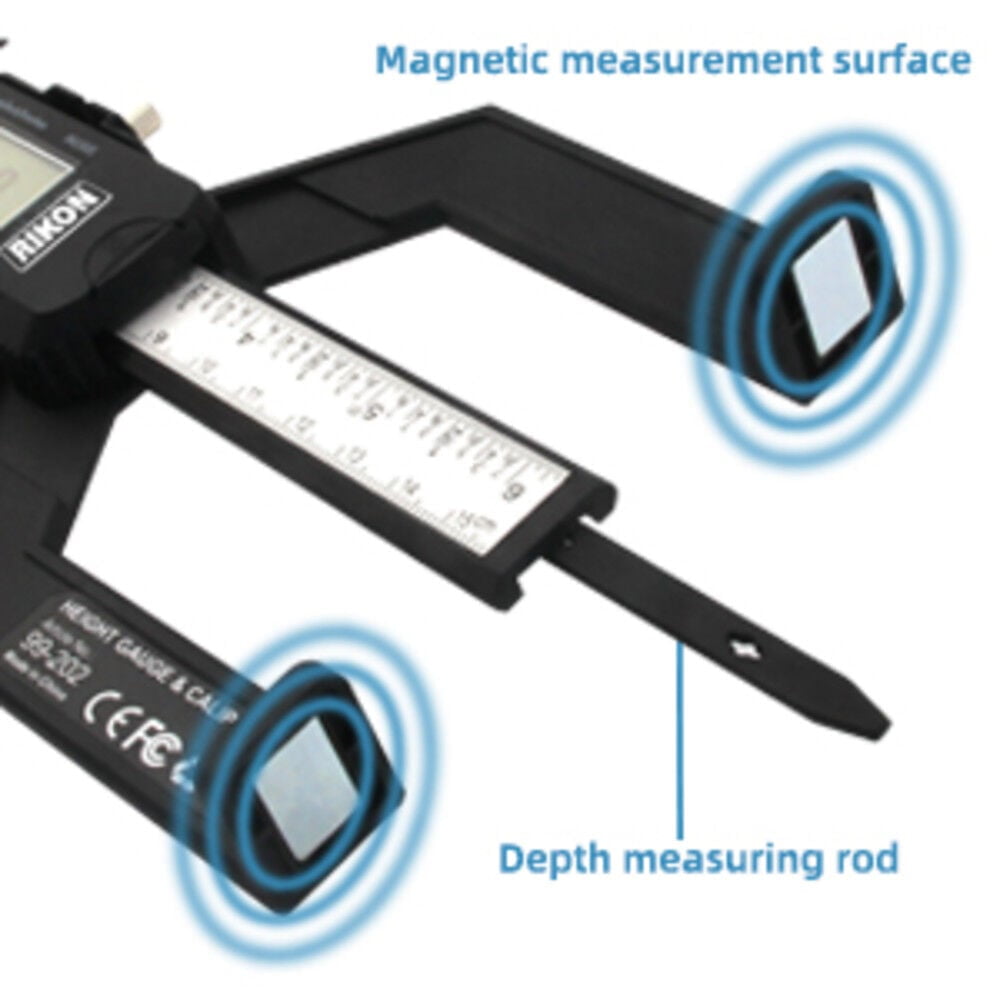 Rikon Digital Blade And Bit Height Gauge And Caliper With Lcd Display