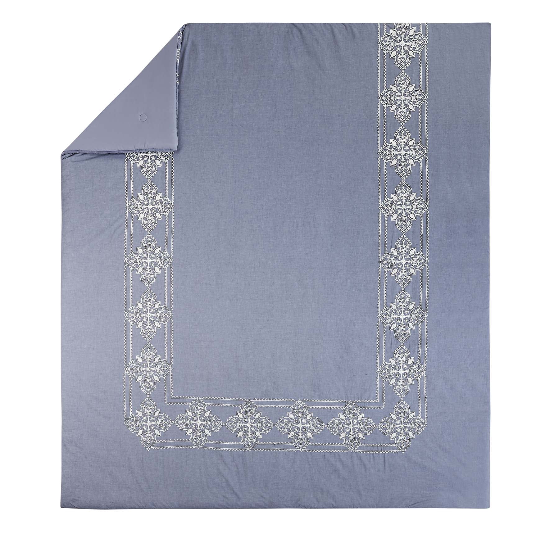 Better Homes & Gardens Embroidered Chambray 3pc King
