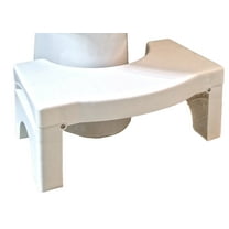 Squat N Drop Portable Foldable Bathroom Assistance Toilet Stool 7" - Folding Squatting Toilet Potty Step Stool - Convenient, Collapsible and Compact Space Saving – Great for Travel - Fits all Toilets