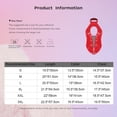 thumbnail image 4 of TiaoBug Women's Faux Leather Cropped Tank Top Sleeveless Front Lace-up Backless Bodycon Crop Tops Clubwear Pink XL, 4 of 4