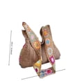 thumbnail image 3 of Crochet Tote Bag for Women, Floral Knit Purse, Boho Spring Summer Beach Handbag for Travel and Daily Use, 3 of 5