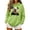 Green, variant on FAVIPT Halloween Hoodie Sweatshirt for Women Cute Panda Print Oversized Hoodies Drawstring Long Sleeve Pocket Casual Pullover Black,S