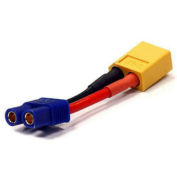 Integy XT-60 Male to EC3 Female Conn Adapter Wire Harness INTC24405