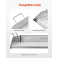 thumbnail image 3 of VEVOR 18x16 in Flat Top Griddle Stainless Steel Universal BBQ Grill Pan Cookware, 3 of 9