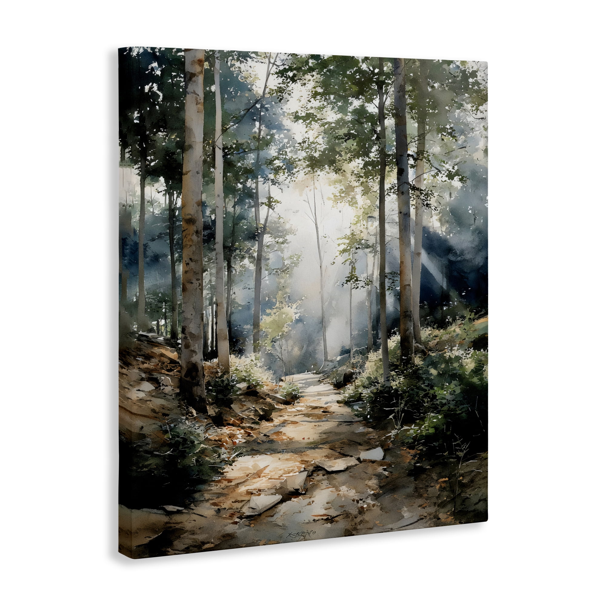 Stupell Industries Through The Woods Pathway Canvas Wall Art, design by Franklyn Gregory