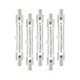 thumbnail image 1 of 26-27 5 Pack 118mm 300w 230v Dimmable R7s Halogen Linear Light Bulb for Construction Work, 1 of 5